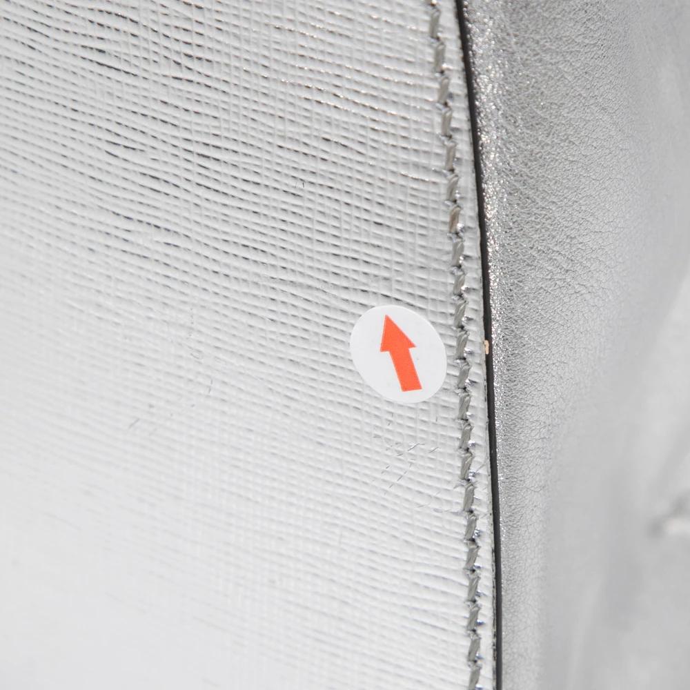 Fendi Black & Silver Leather Medium 2Jours Tote