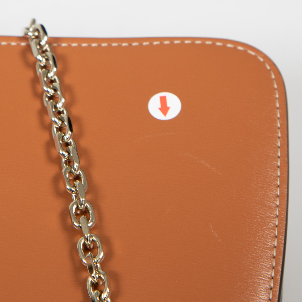 Cartier Brown Leather Panthère De Cartier Chain Bag