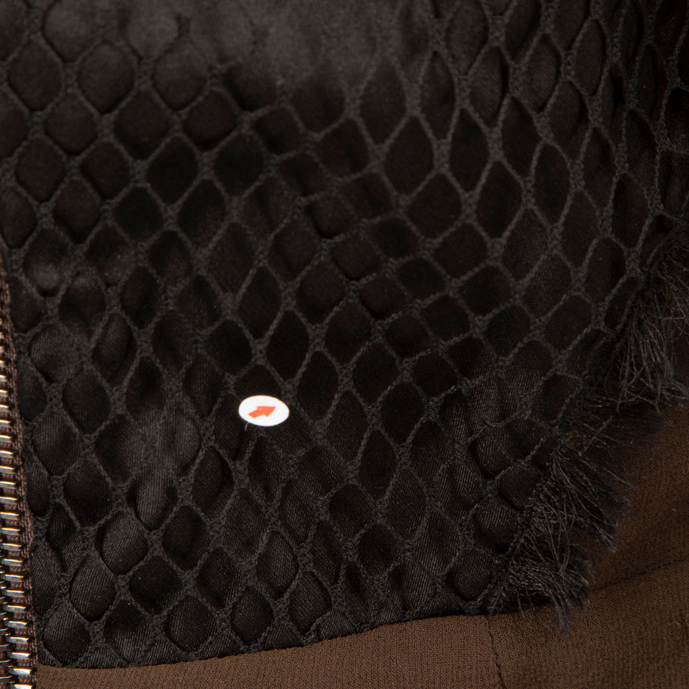 Tom Ford Brown Mini Net Panel Dress