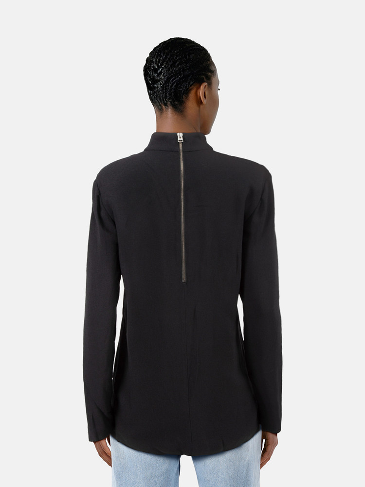 Tom Ford Black Pocket Detail Long Sleeve Top