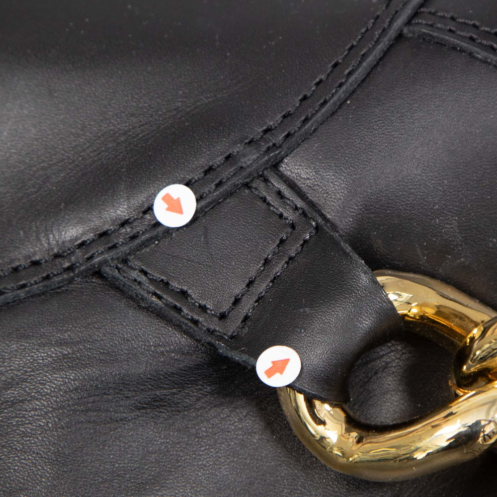Giuseppe Zanotti Black Leather Chain Boots