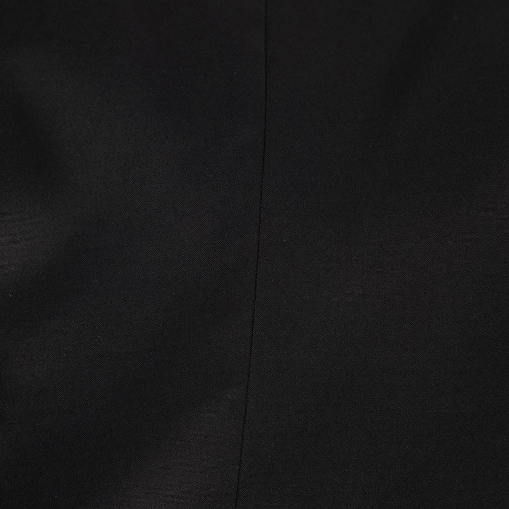 Balenciaga Balenciaga Black Dress Black V Draped Neck Dress