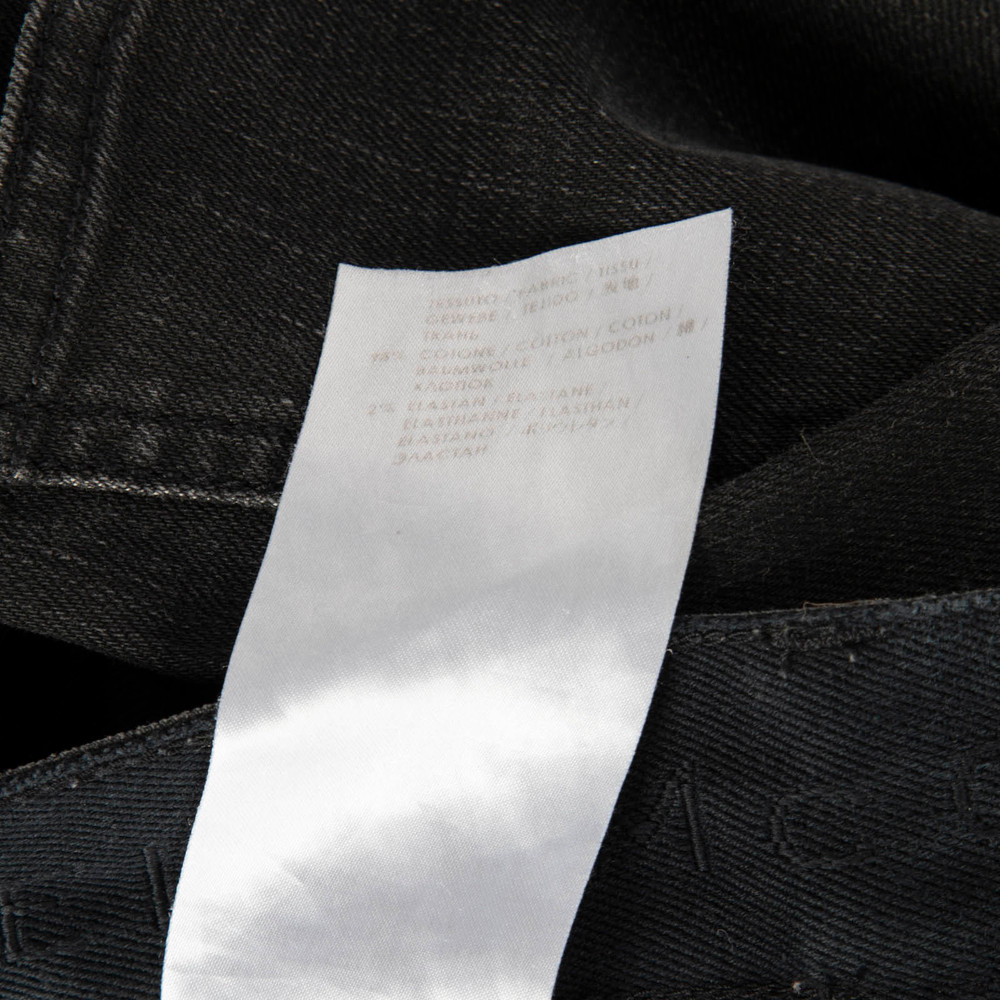 Stella McCartney Black Zip Detail Skinny Jeans