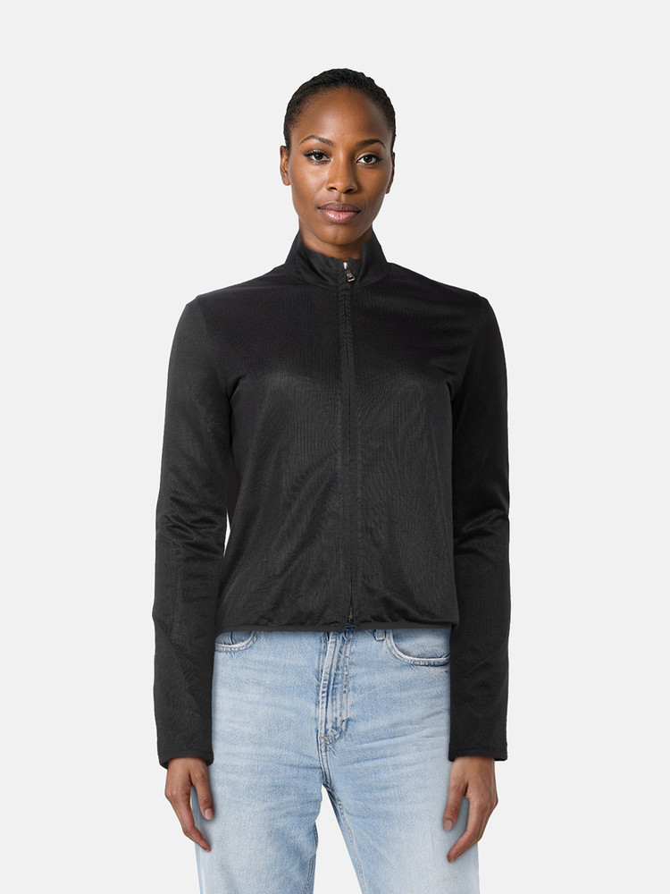 Prada Prada Sport Black Front Zip Jacket