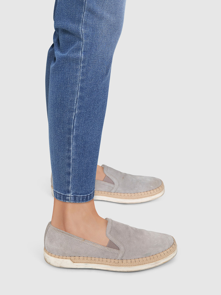 Tod's Limited Edition Grey Suede Espadrilles