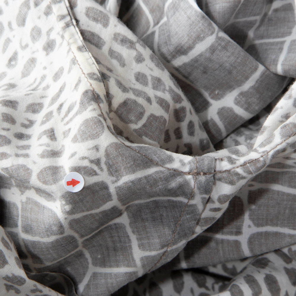 Samantha Sung Crocodile Pattern Midi Shirt Dress