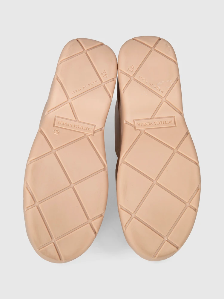 Bottega Veneta Beige Puddle Rubber Boots