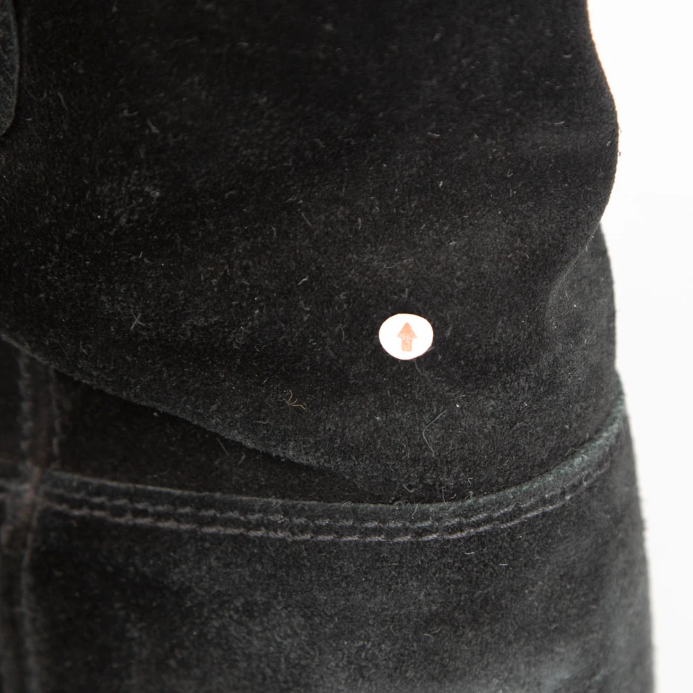 Isabel Marant Isabel Marant Étoile Black Suede Ankle Cowboy Boots