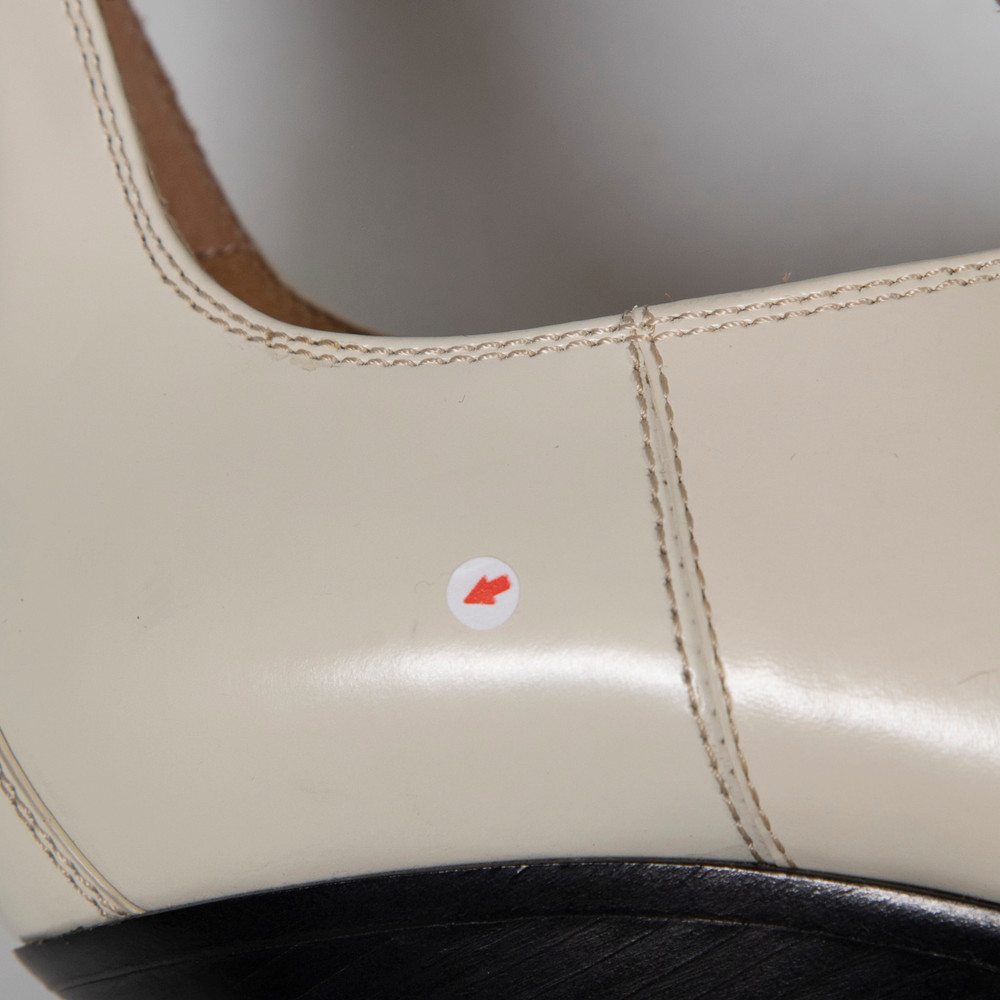 Bottega Veneta White Leather Ankle Cut Out Boots