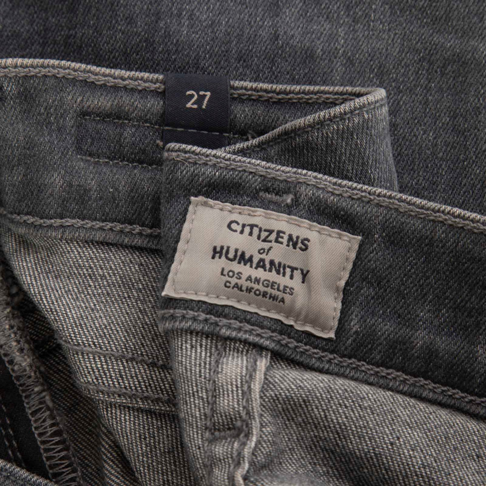 Citizens of Humanity Grey Denim High Rise Jeans