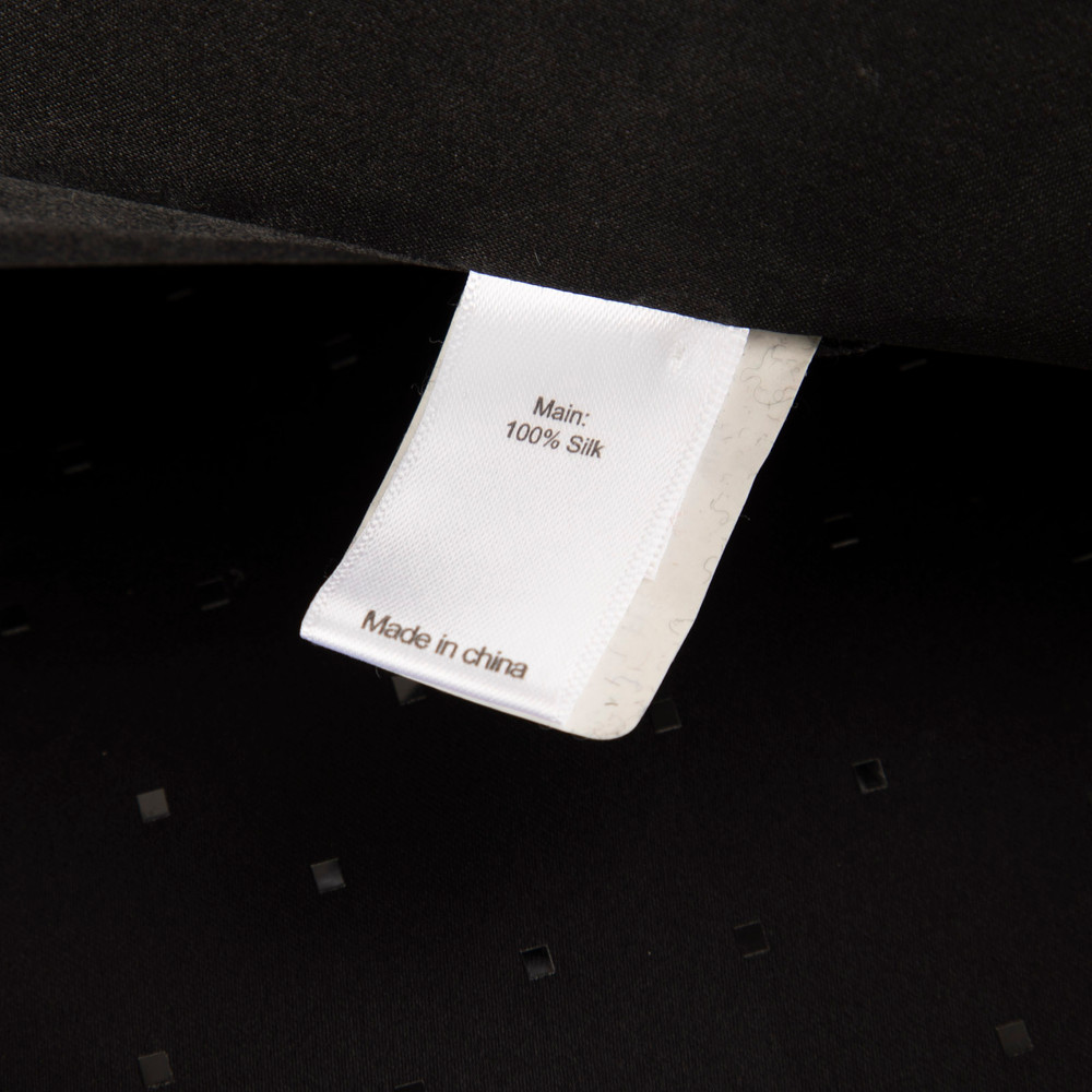 St. John Black Silk Metallic Pattern Jacket