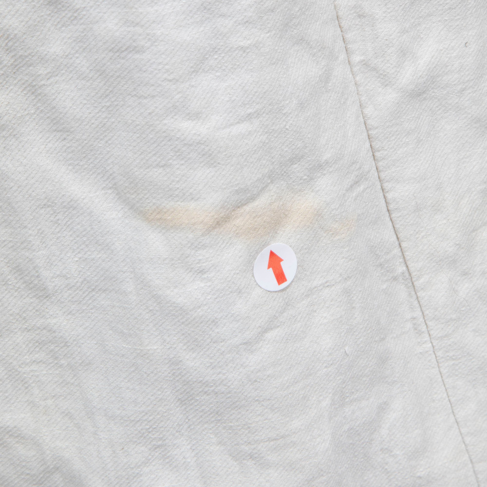 Helmut Lang Ecru & Black Leather Sleeves Blazer