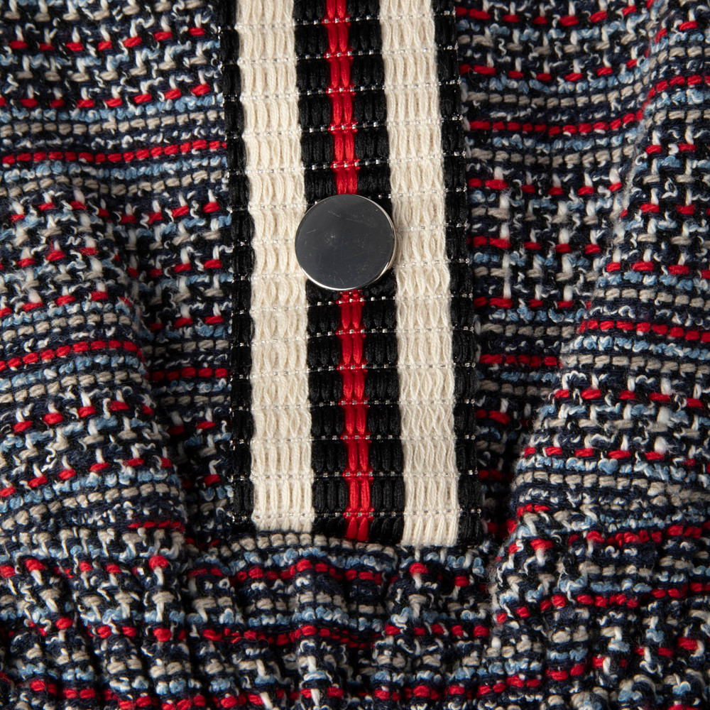 Maje Tweed Square Neck Jumpsuit