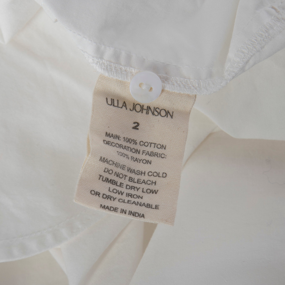Ulla Johnson White Diyana Tunic Dress