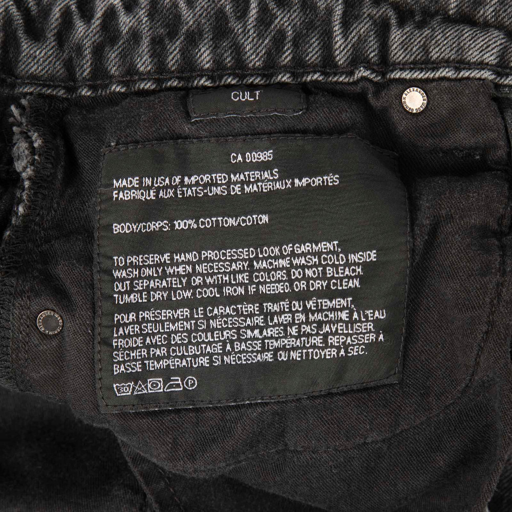 Alexander Wang Denim x Alexander Wang Black Distressed Jeans