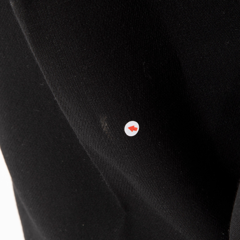 Stella McCartney Black Wool Straight Cropped Trousers