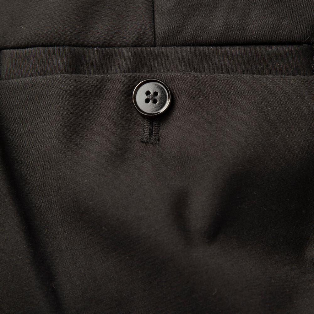 Joseph Black Tapered Mid Rise Trousers