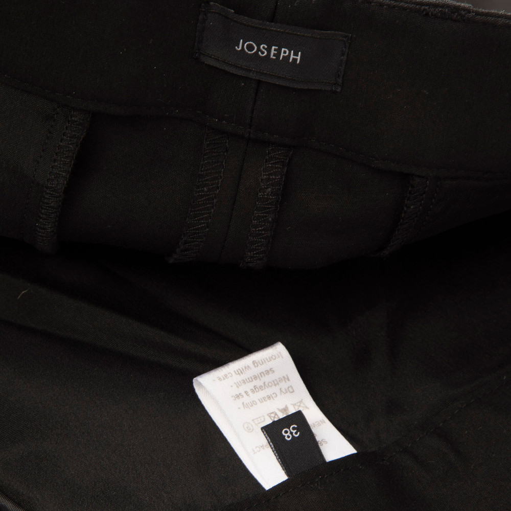 Joseph Black Tapered Mid Rise Trousers