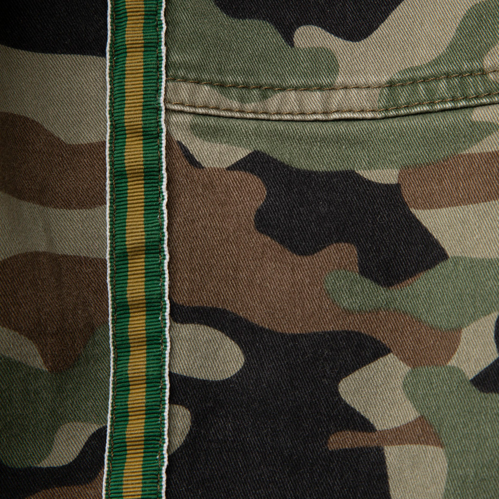 Nili Lotan Camouflage Cropped Trousers