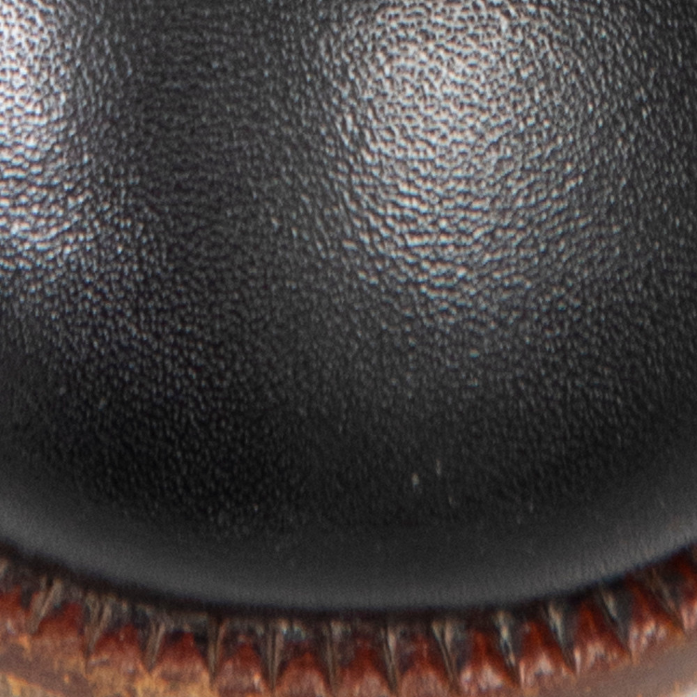 Céline Black Leather Heel Knee High Boots