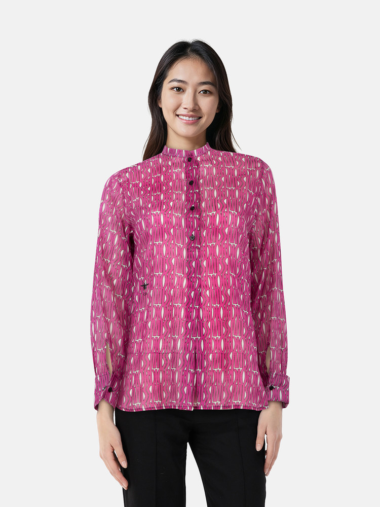 Dior Purple Monogram Blouse