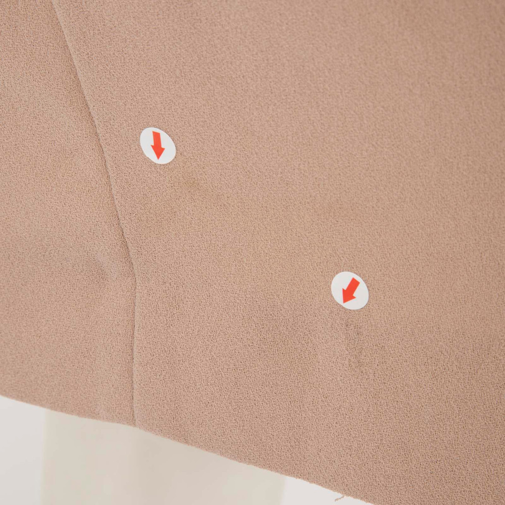Iro Beige Long Sleeve Pleated Dress