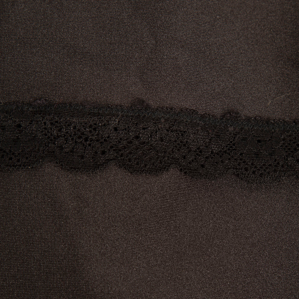 Alexander Wang Black Lace Trim Trousers