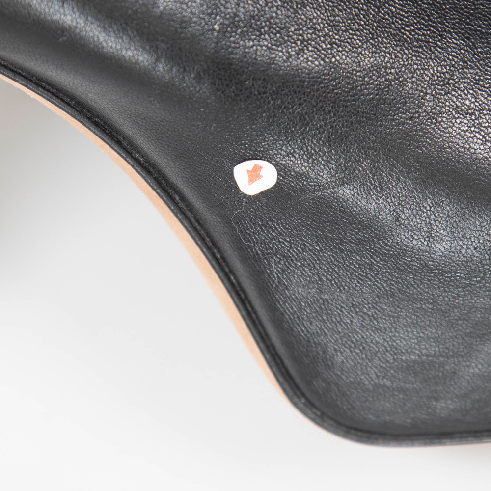 Bottega Veneta Black Square Toe Leather Boots