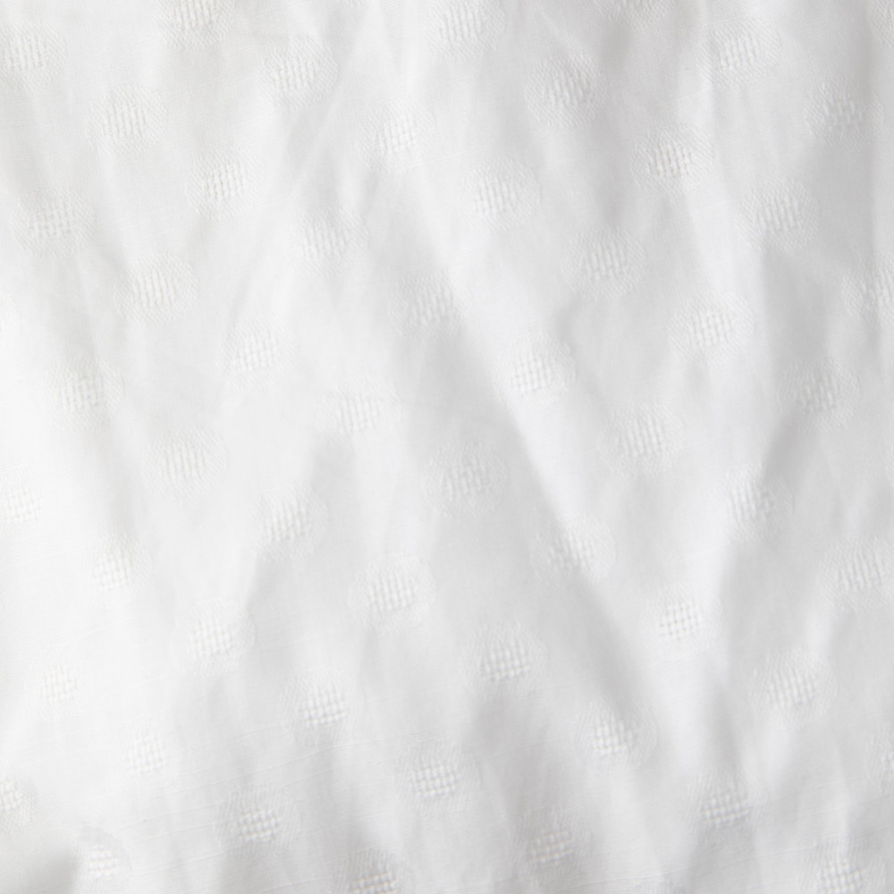 The Attico White Square Neck Front Tie Top