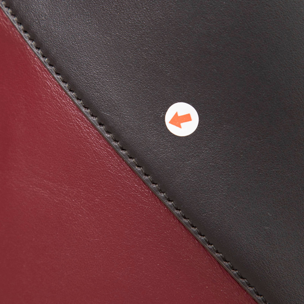 Loewe Burgundy Leather Puzzle Tote Bag