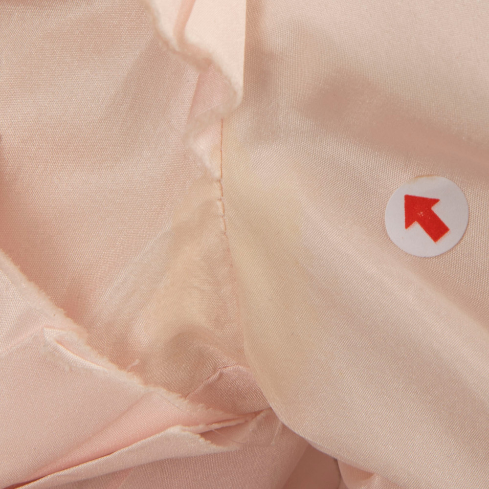 Chanel Pink Silk Pleated Sleeves Blouse