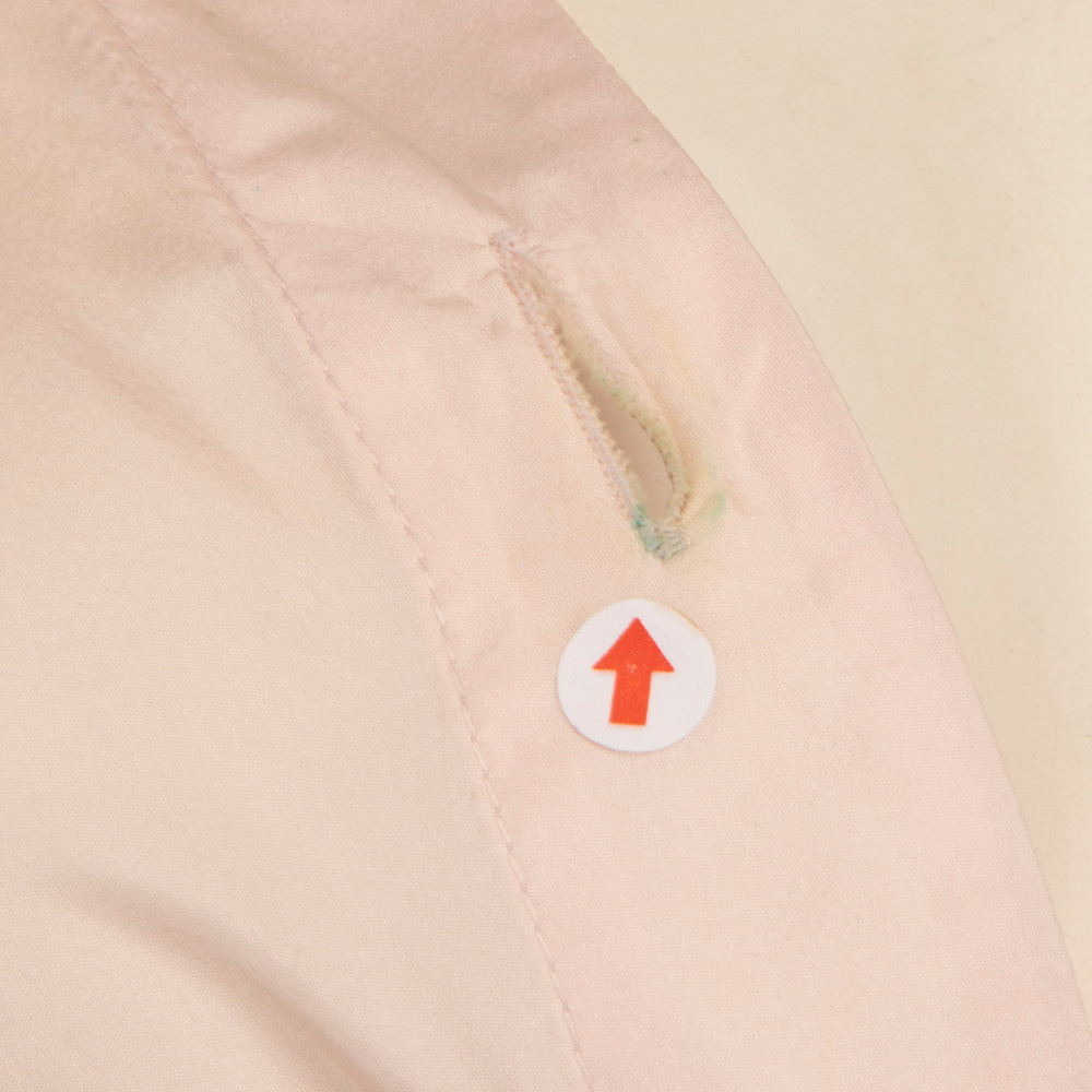Chanel Pink Silk Pleated Sleeves Blouse