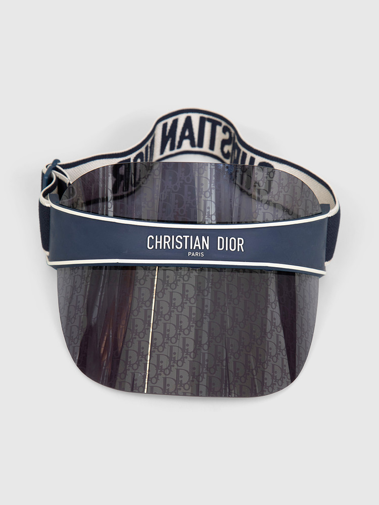 Dior Navy Blue Oblique DiorClub V1U Visor