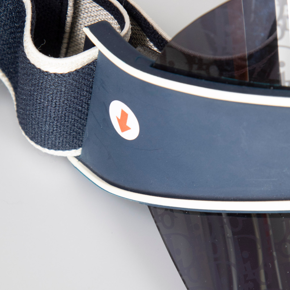 Dior Navy Blue Oblique DiorClub V1U Visor