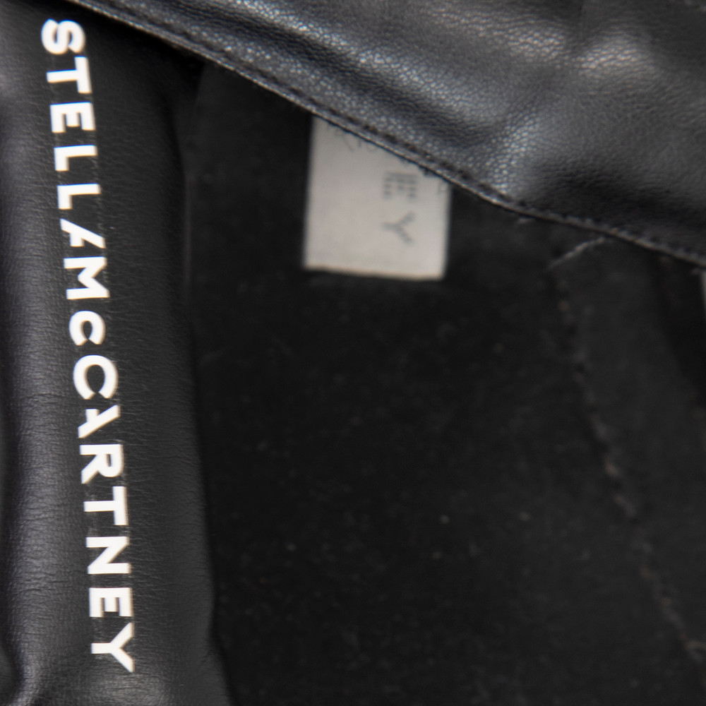 Stella McCartney Black Hemera Logo Sandals