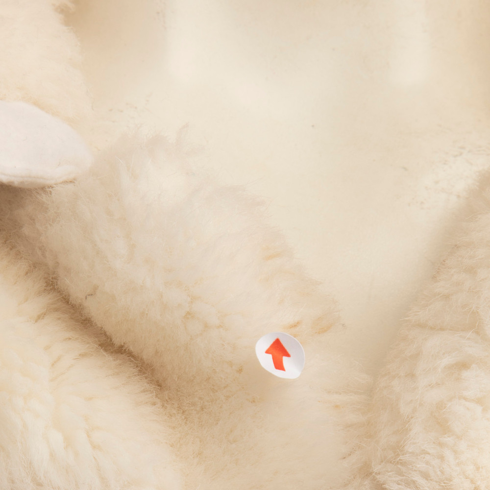 Dolce & Gabbana White Fur Single Breast Coat