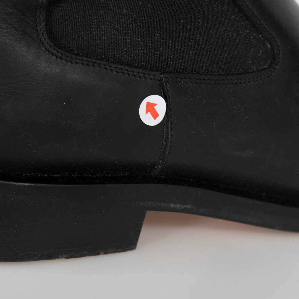 Givenchy Black Buckle Detail Leather Ankle Boots