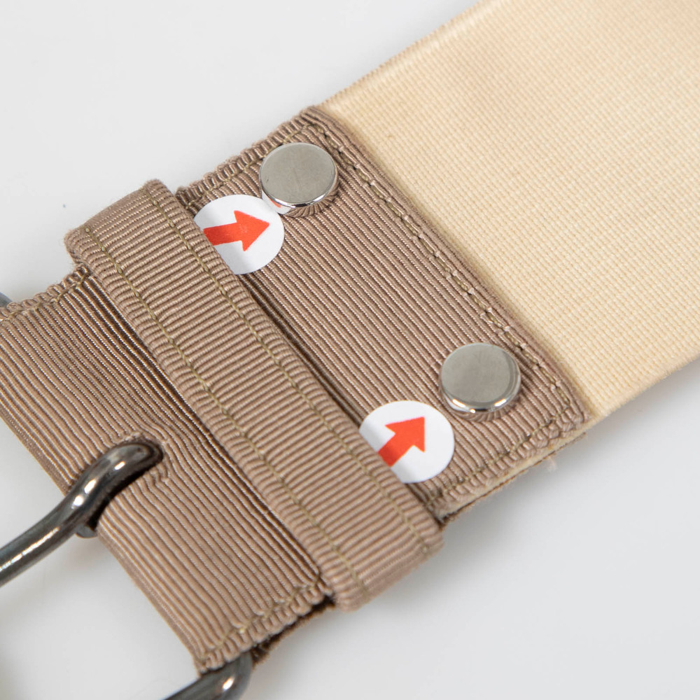 Lanvin Beige Elasticated Eyelets Belt