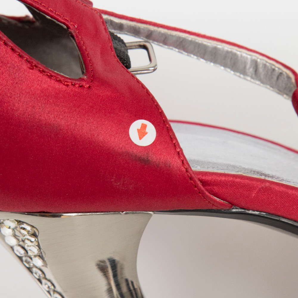 Carvela Red Crystal Embellished Sandals