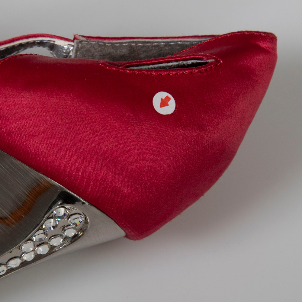 Carvela Red Crystal Embellished Sandals