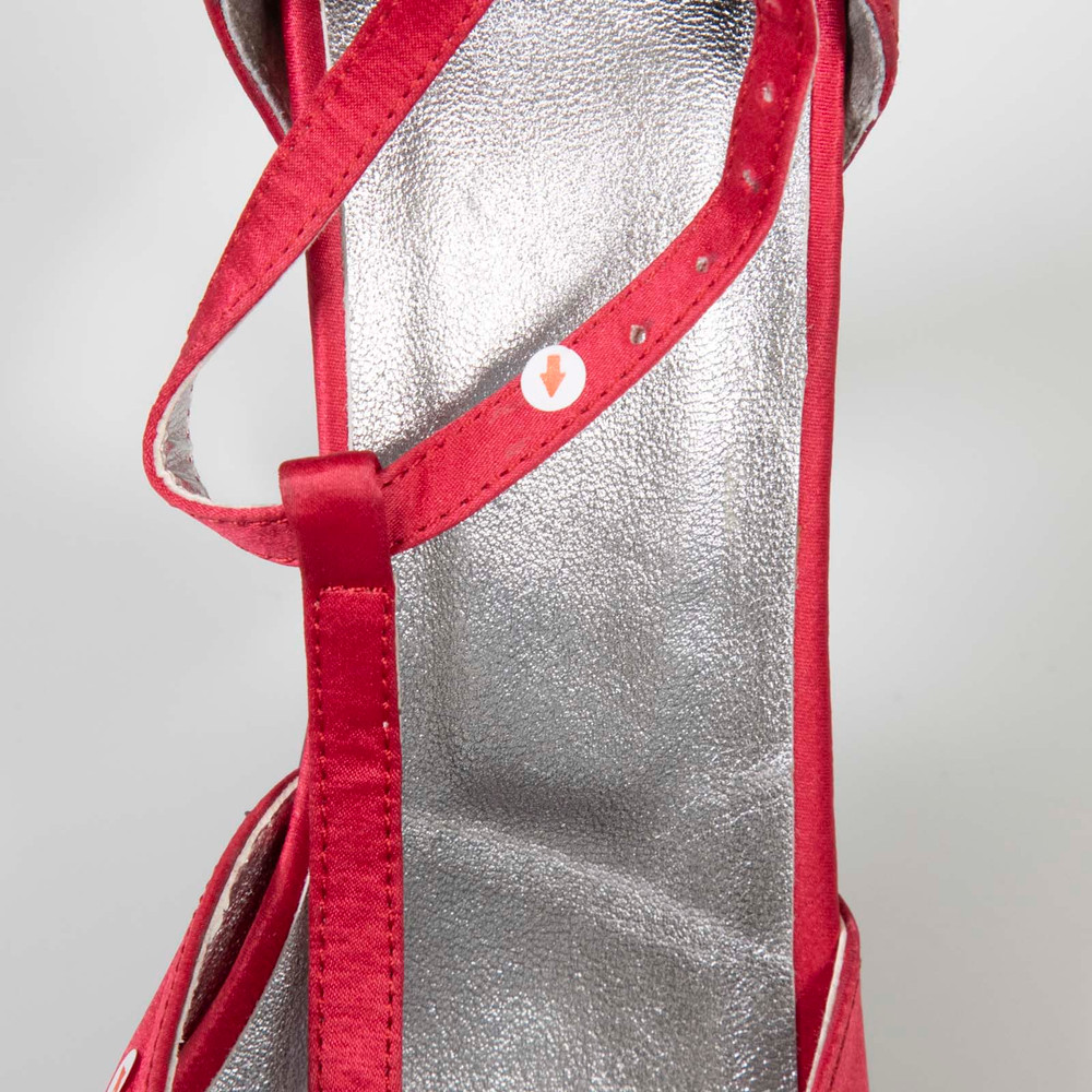 Carvela Red Crystal Embellished Sandals