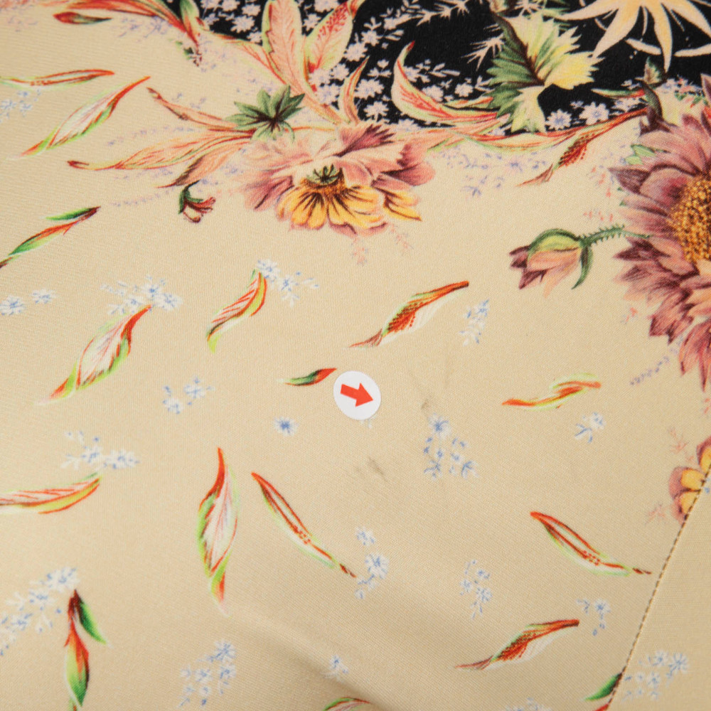 Paco Rabanne Floral Print Turtle Neck Top