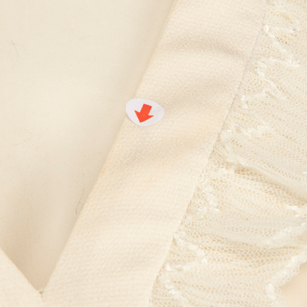Alexis White Polkadot Long Sleeves Dress