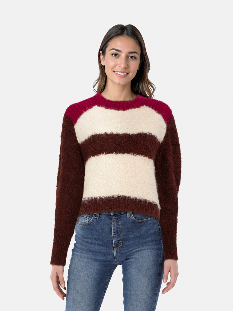 Isabel Marant Striped Mohair Knit Jumper