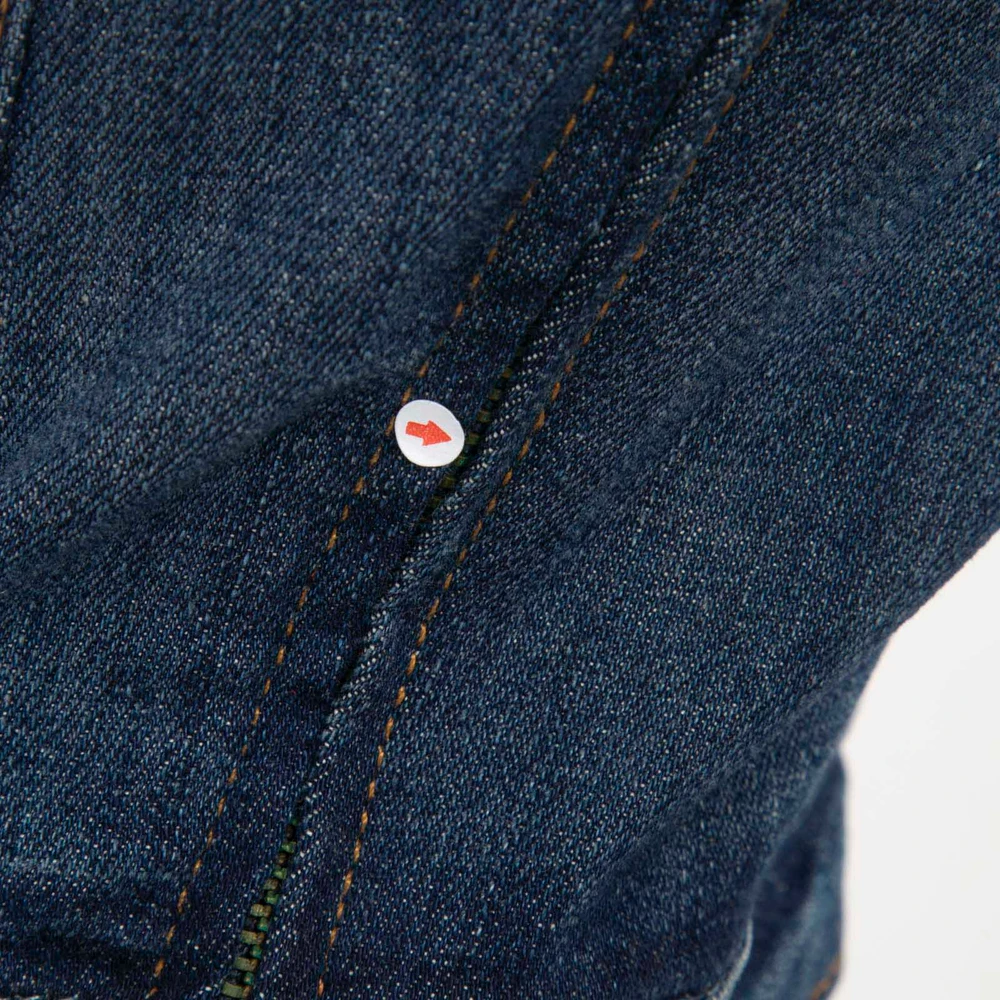 FRAME Navy Denim Skinny Leg Dungarees