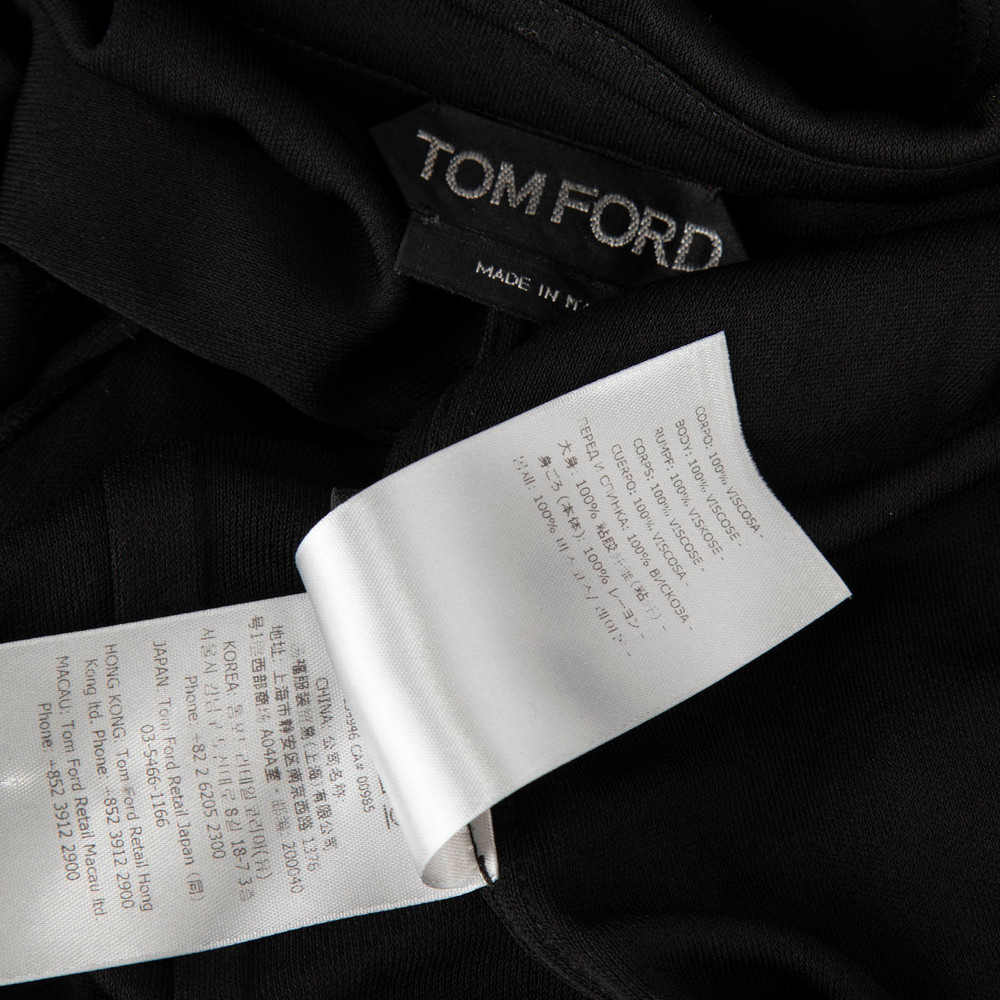 Tom Ford Black Long Sleeve Button Down Shirt