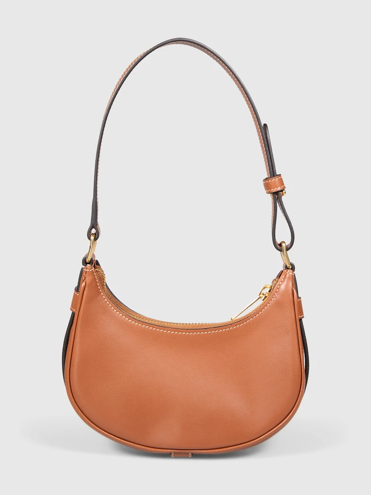 Céline Ava Leather Studded Heart Mini Bag