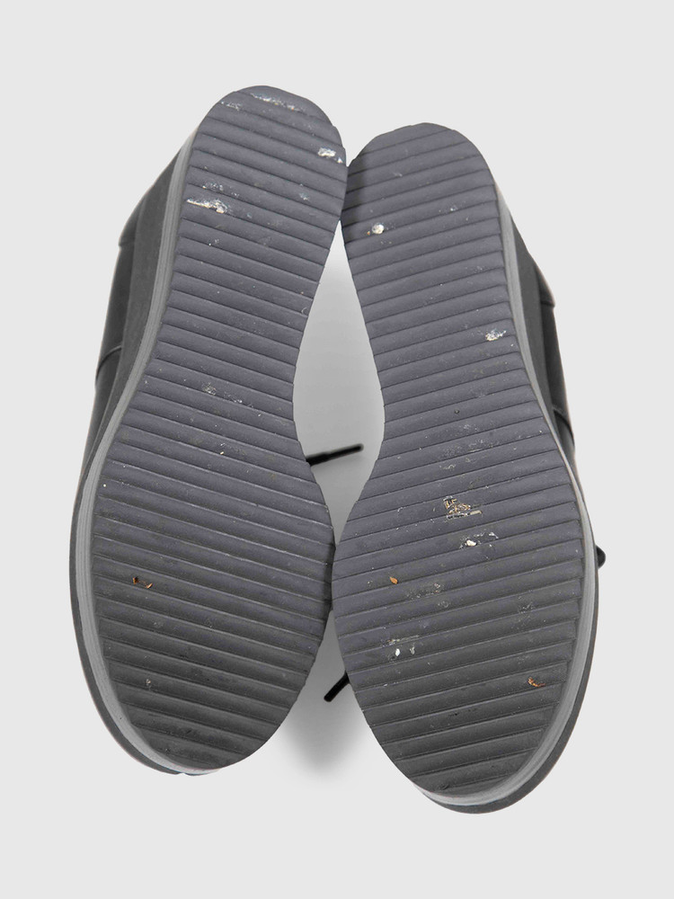 Jil Sander Black Leather Platform Oxford Shoes