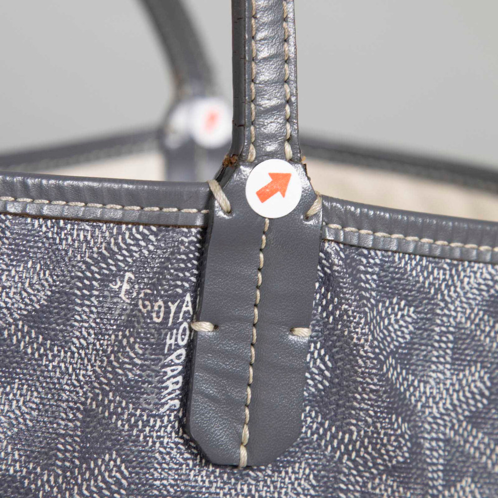 Goyard Grey Saint Louis PM Tote & Pouch