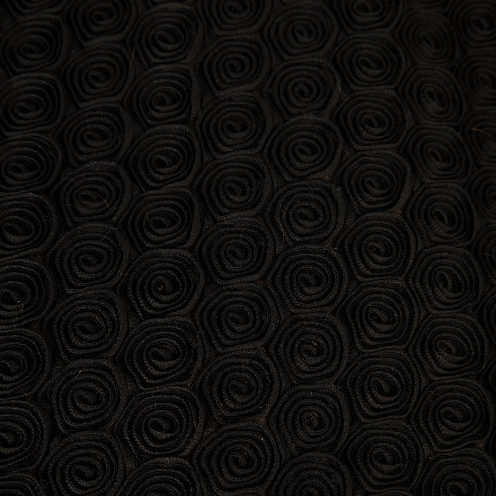 Alice + Olivia Black Rose Detail Long Jacket